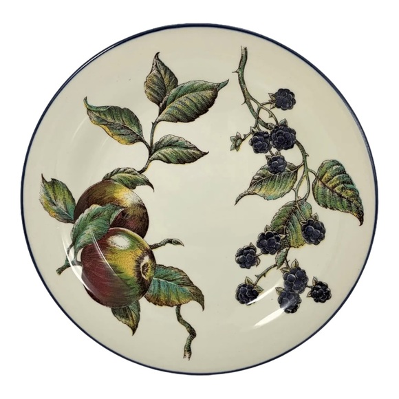 Set of 4 Pier 1 Macintosh Earthenware Salad/Dessert Plates Angleterre England 8" - Picture 9 of 11